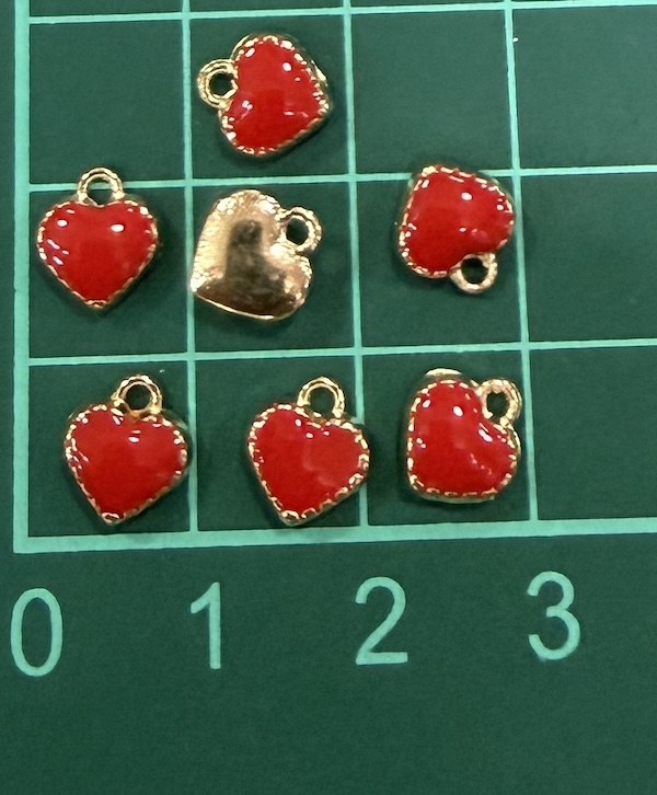 Charm Heart Red